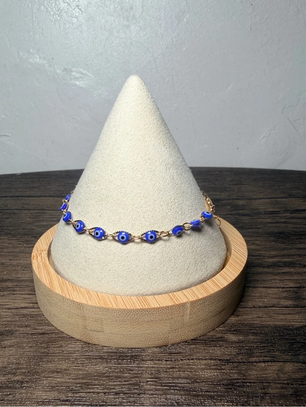 Blue Evil Eye Chain Bracelet - Women Jewelry